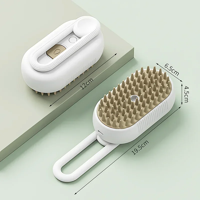 Pet Steam Brush: Must-Have Tool for Effortless Grooming - Image 13