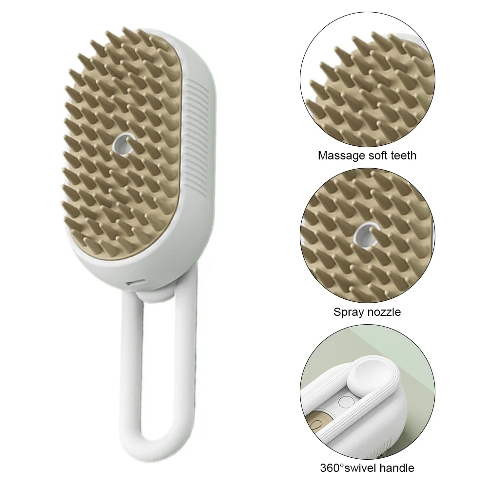 Pet Steam Brush: Must-Have Tool for Effortless Grooming - Image 5