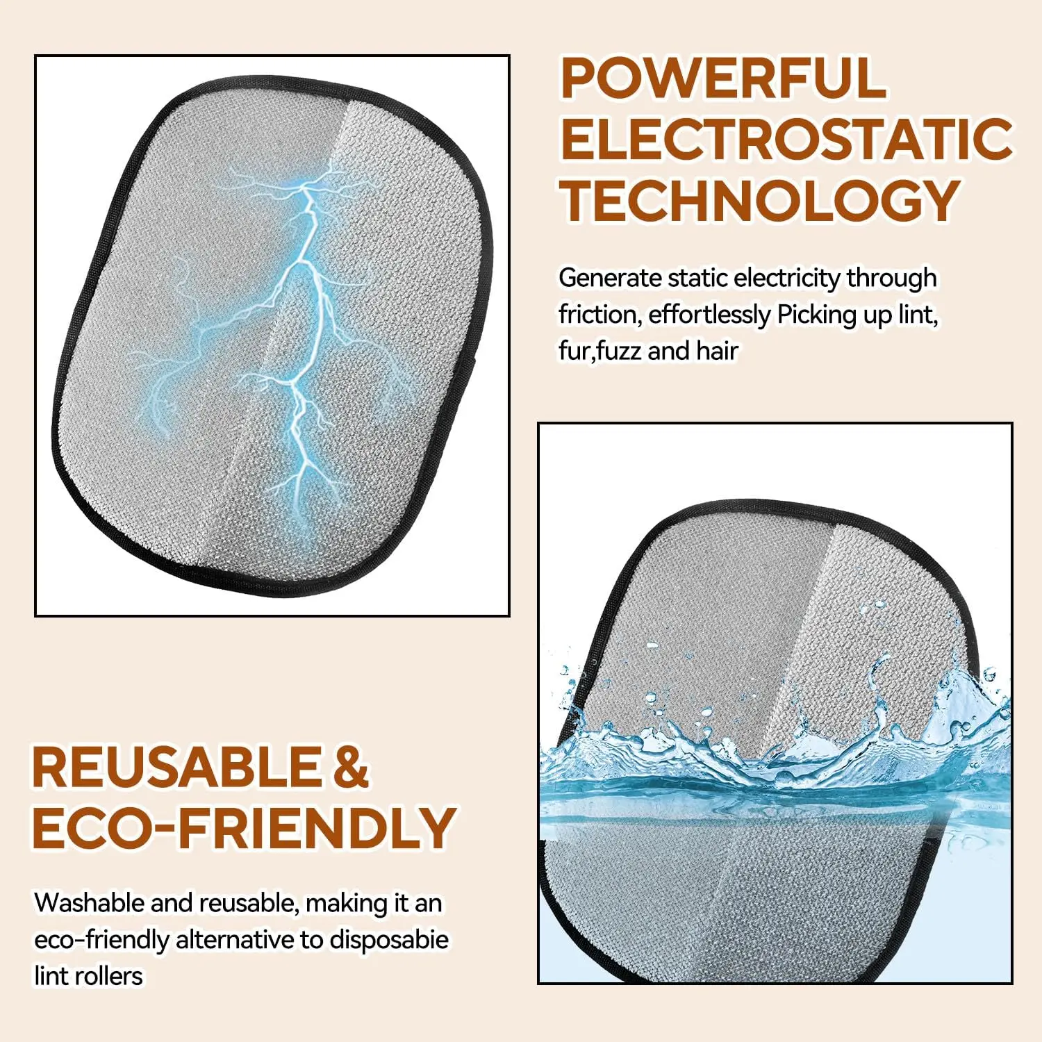 Pet Hair Removal Gloves: Effortless & Eco-Friendly Solution - Image 3