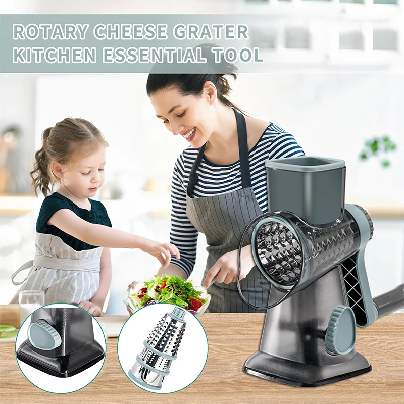 3 in 1 Rotary Cheese Grater: Must-Have Kitchen Tool - Image 6
