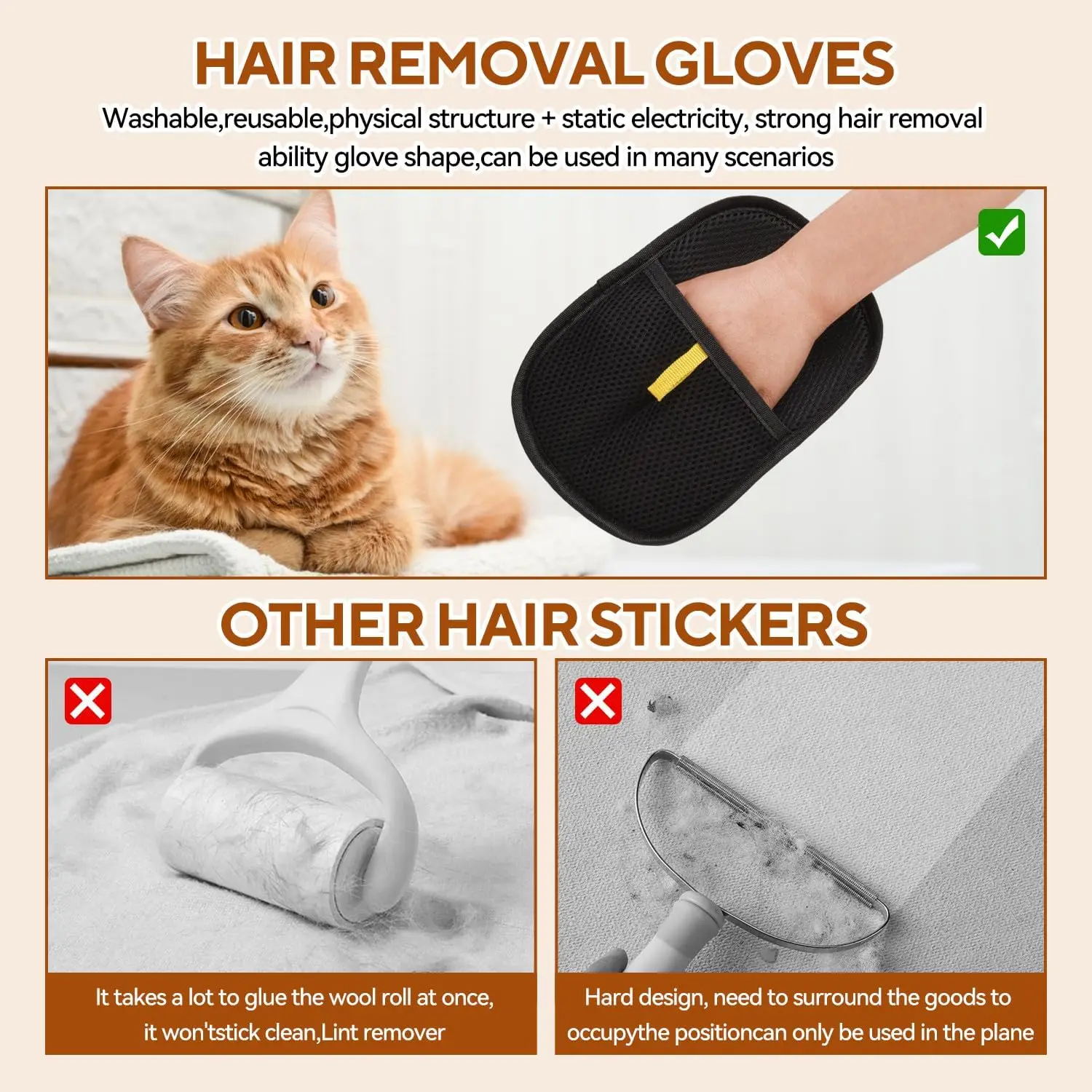 Pet Hair Removal Gloves: Effortless & Eco-Friendly Solution - Image 5