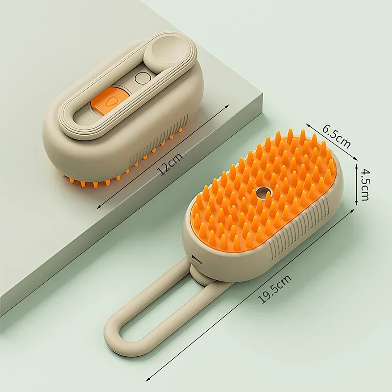 Pet Steam Brush: Must-Have Tool for Effortless Grooming - Image 10