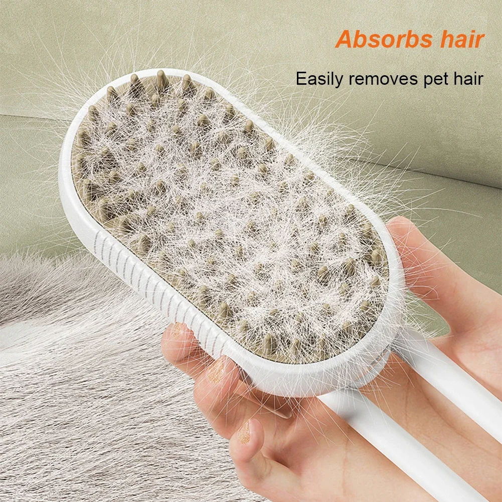 Pet Steam Brush: Must-Have Tool for Effortless Grooming - Image 2