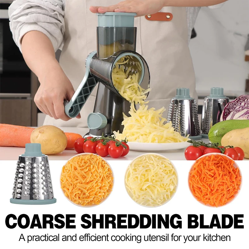 3 in 1 Rotary Cheese Grater: Must-Have Kitchen Tool - Image 3