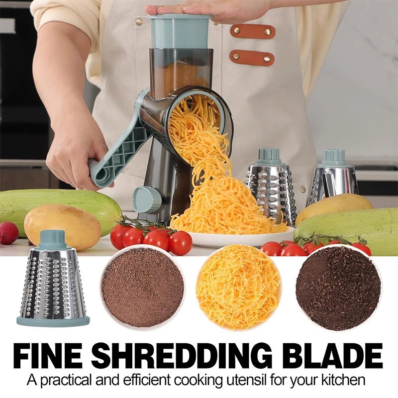 3 in 1 Rotary Cheese Grater: Must-Have Kitchen Tool - Image 2