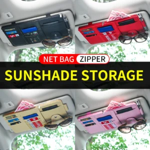 Car Sun Visor Organizer: Must-Have for Effortless Clutter-Free Drive